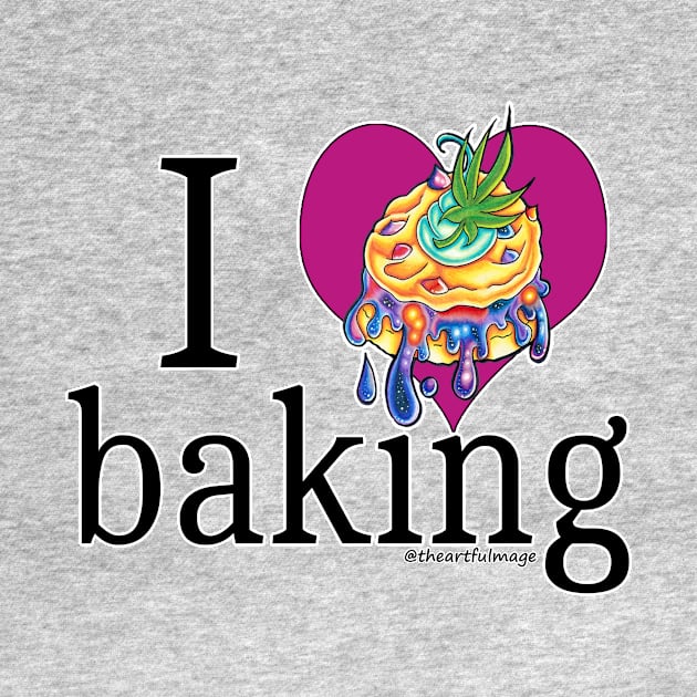 I Heart Baking (Space Cookie Version) by Artful Magic Shop